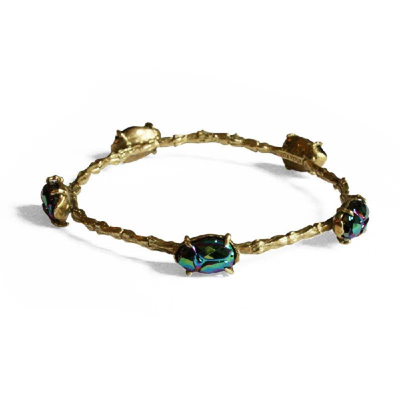 turquoise and gold bracelet-Scarab Bracelet