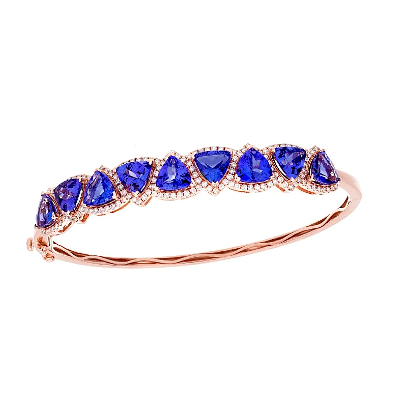 blue bead bracelet-Tanzanite Bracelet