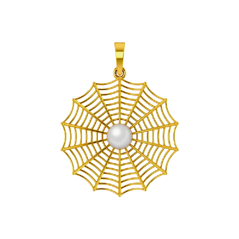 dainty circle pendant necklace-Fun Filigree Gold Pendant