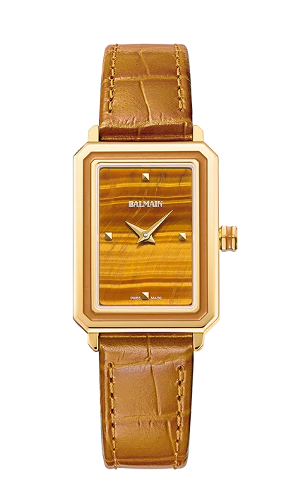 affordable luxury watches for men with premium features-Balmain Eirini Natural Stones Tiger's Eye Dial Women 33mm