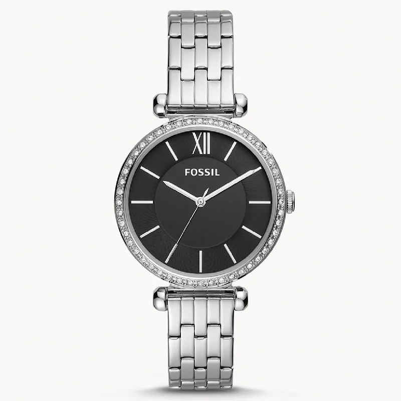 women’s watches with large display for better readability-Fossil Tillie Black Dial Women 36mm