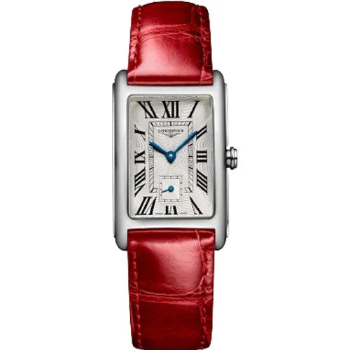 watches for women with crystal accents for elegance-Longines Dolcevita Silver Flinque Dial Women 23.3mm