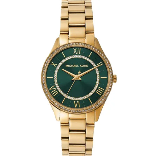 watches with moonphase display for sophisticated style-Michael Kors Lauryn Green Dial Women 34mm