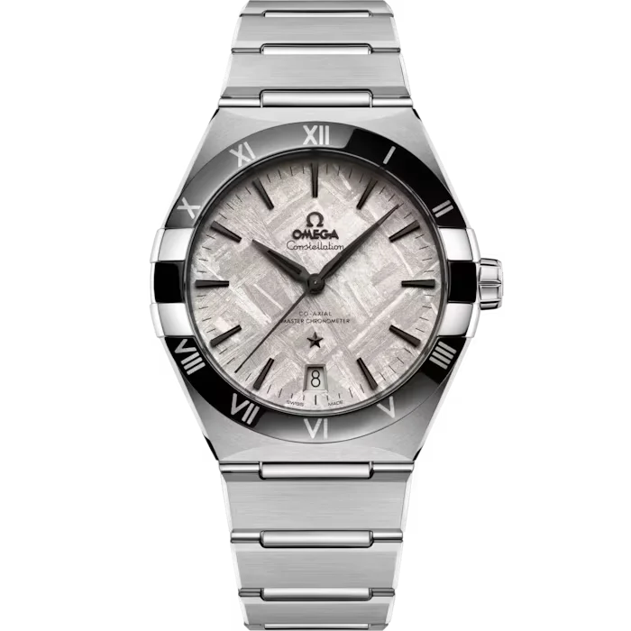 women’s watches with large display for better readability-Omega Constellation Grey Dial Women 41mm