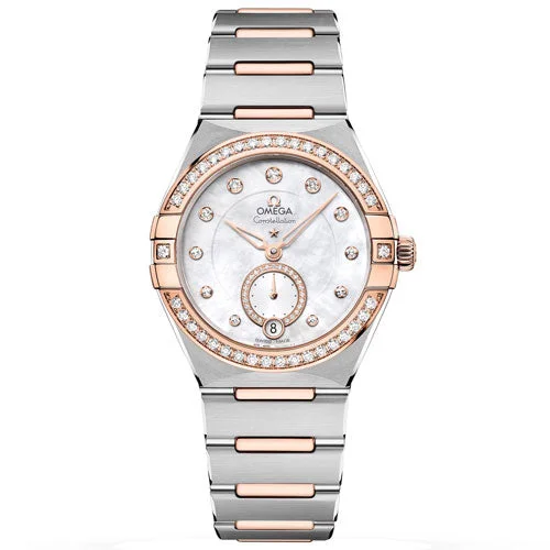 durable and stylish watches for men with sporty look-Omega Constellation White Dial Women 34mm