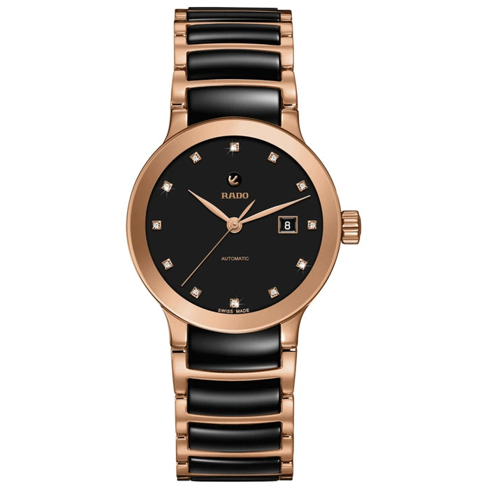 best fitness watches for tracking daily activity-Rado Centrix Black Dial Women 28mm