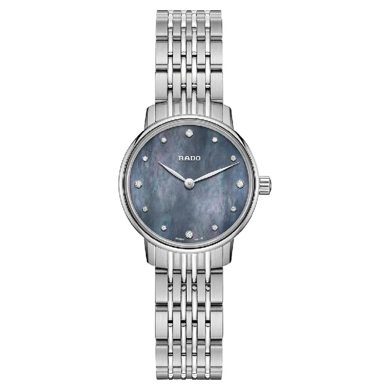 sports watches with built-in cadence tracker-Rado Coupole Mother Of Pearl Dial Women 27mm