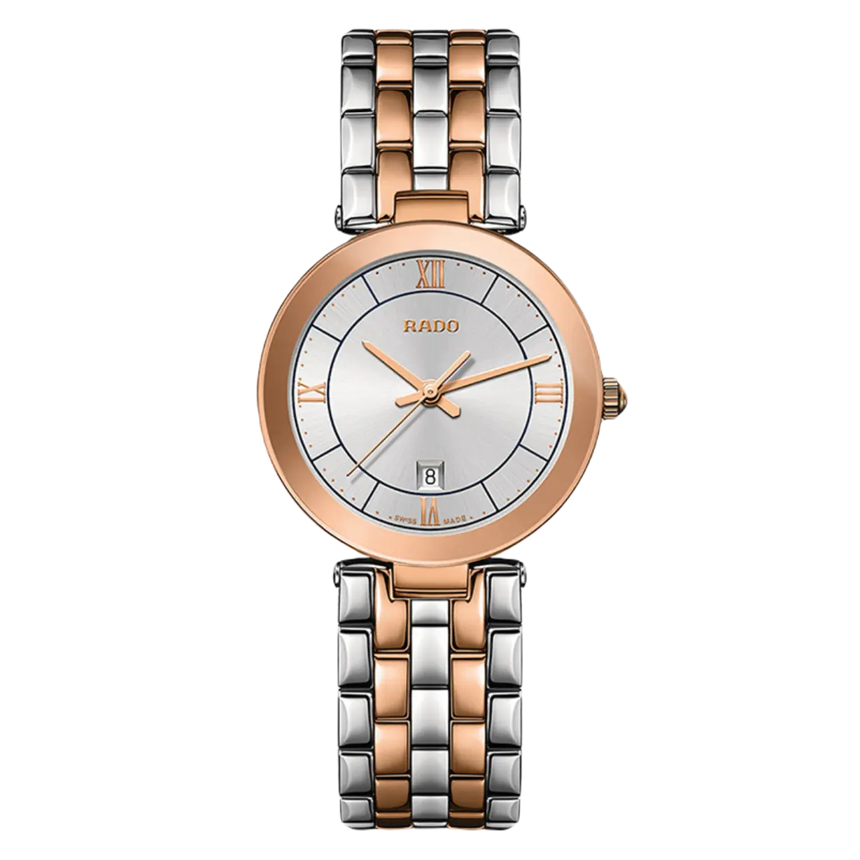 watches with date and day function for convenience-Rado Florence Silver Dial Women 28mm