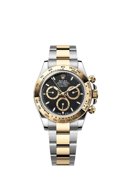 smartwatches with built-in voice assistant-Rolex Cosmograph Daytona 40 mm 126503 Oyster Black Dial