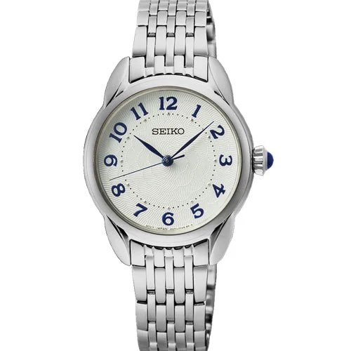 best fitness watches for tracking daily activity-Seiko Conceptual White Dial Women 28.7mm