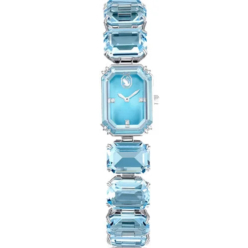 watches for outdoor adventures with barometer-Swarovski Millenia Blue Dial Women 23mm