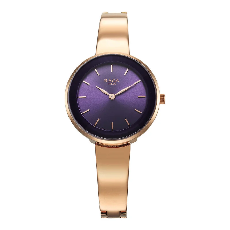 affordable sports watches for women-TITAN Women Raga - 95276WM01