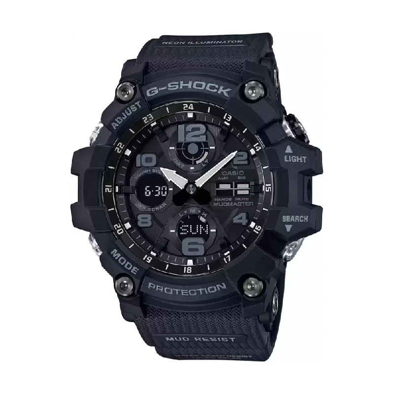 women’s watches with dual-layer stainless steel for durability-Casio G-Shock Analog-Digital Black Dial Men's Watch-GSG-100-1ADR (G830)