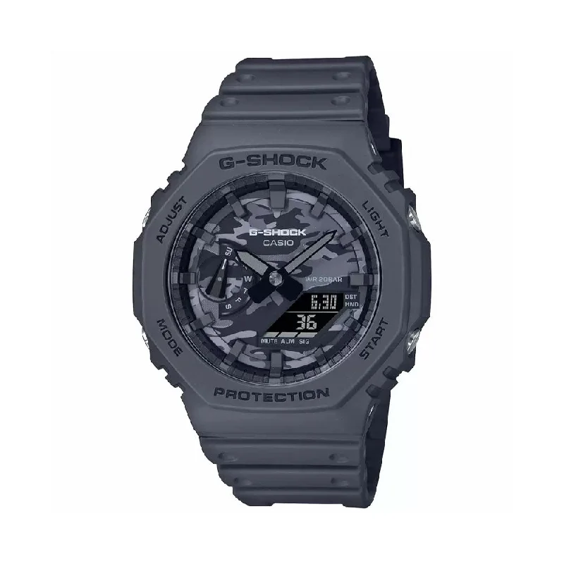 watches for men with interchangeable bezels for versatility-CASIO G-Shock Men Water-Resistant Multifunction Watch - G1212