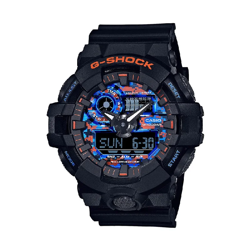 watches with built-in alarm function for daily reminders-Casio G SHOCK Multicolour Dial Men's Watch - G1098