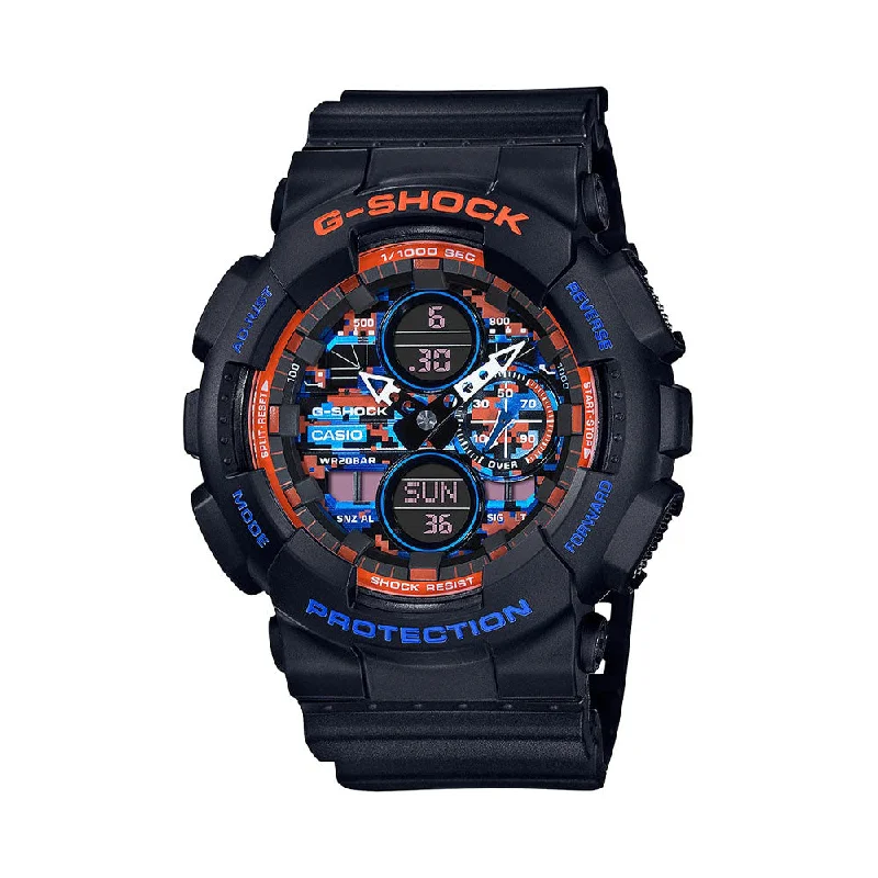 smartwatches for elderly with large font and easy interface-Casio G SHOCK Multicolour Dial Men's Watch - G1099