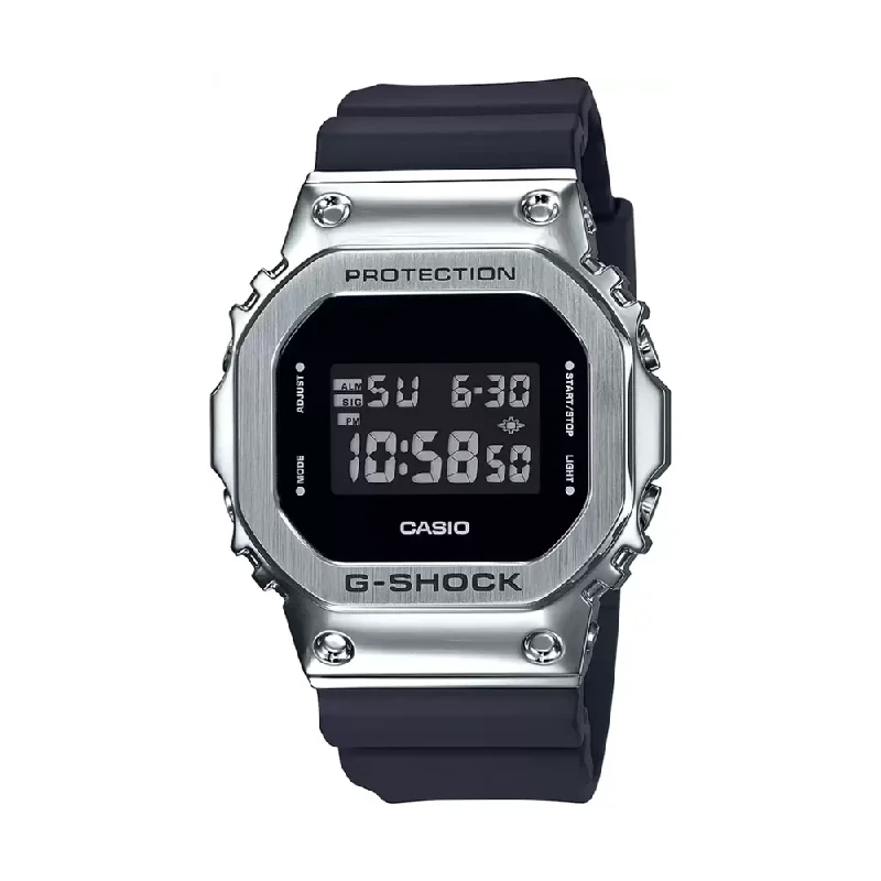 digital watches with dual time zone function-Casio G-Shock Origin Digital Black Dial Men's Watch GM-5600-1DR(G992)