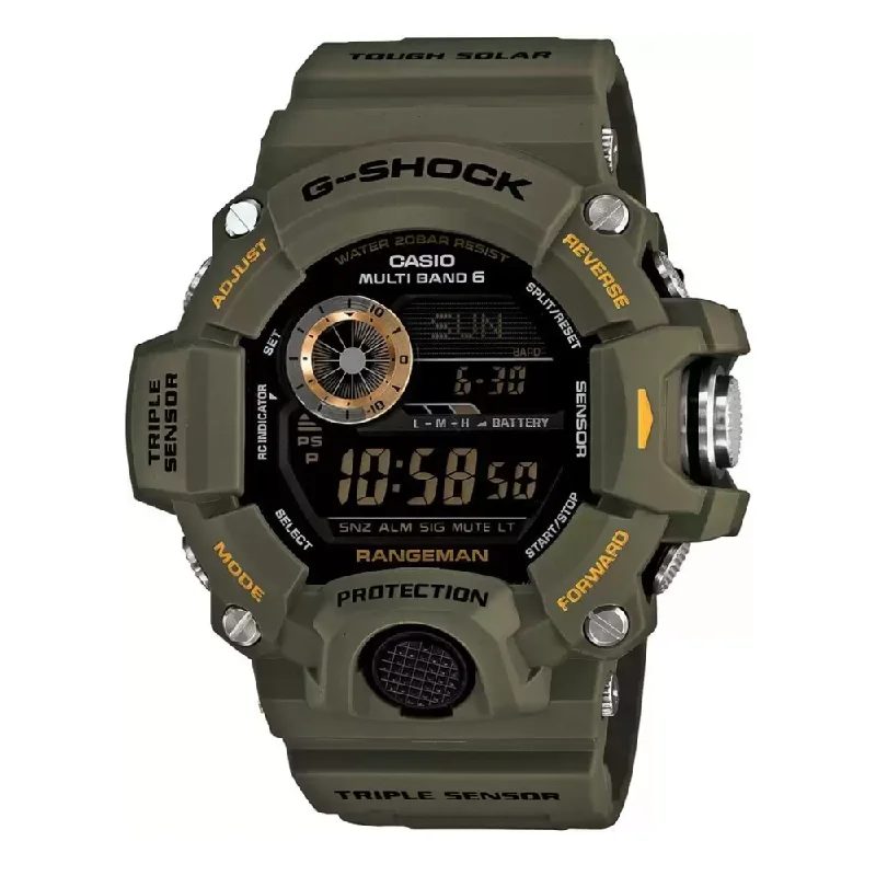 luxury watches with high-end movement for timepiece collectors-Casio G-Shock Rangeman Digital Black Dial Men's Watch - GW-9400-3DR(G486)