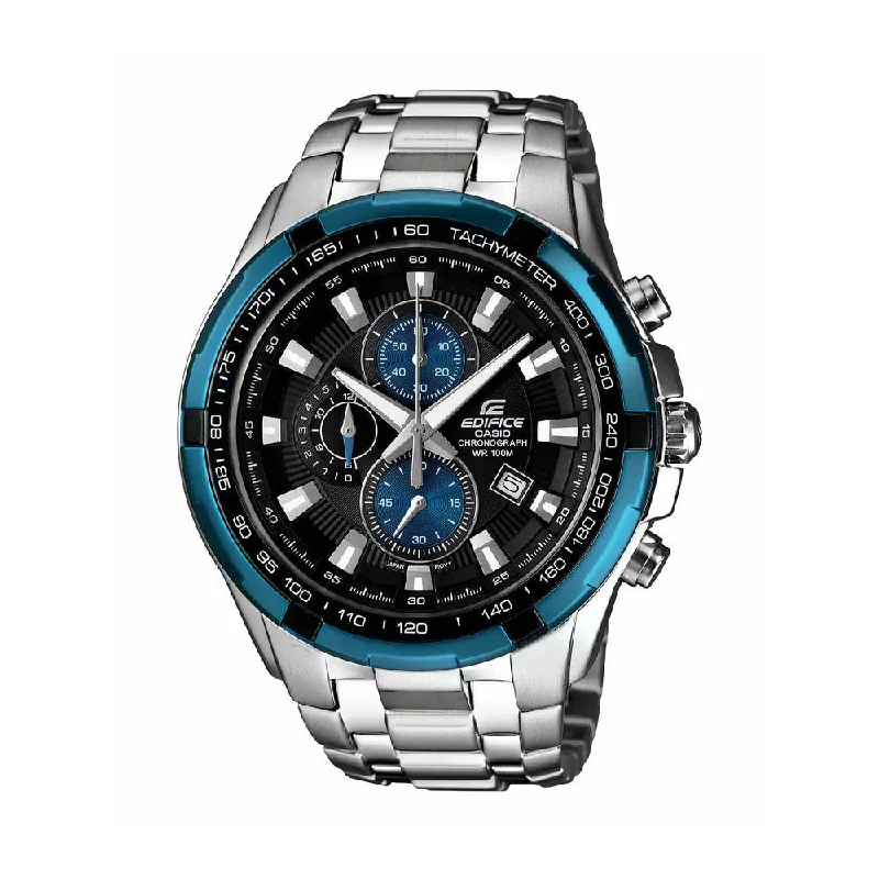 women’s sport watches with built-in fitness features-CASIO Men Chronograph Watch - ED462