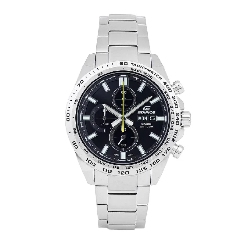 watches with date and day function for convenience-CASIO Men Edifice - ED593