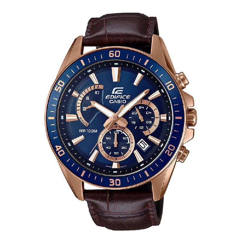 solar-powered watches with eco-conscious design-CASIO Men Edifice - EX358