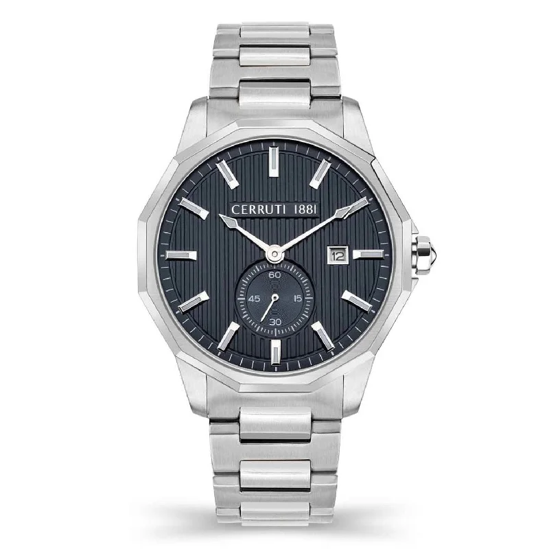 eco-friendly watches with recycled materials for sustainability-Cerruti CIWGH2111802 MOLVENO Watch For Men