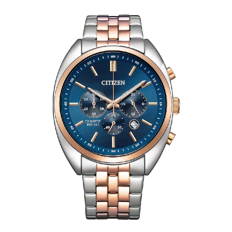 watches with dual time zone and chronograph features-Citizen AN8216-50L Men Watch