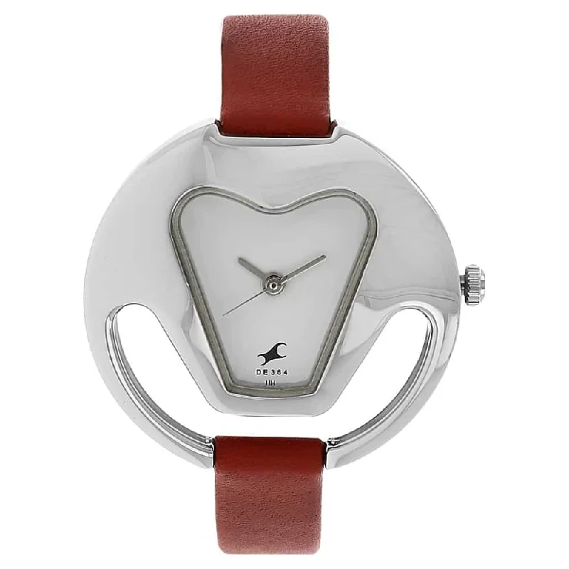 watches for women with crystal accents for elegance-Animal Instinct White