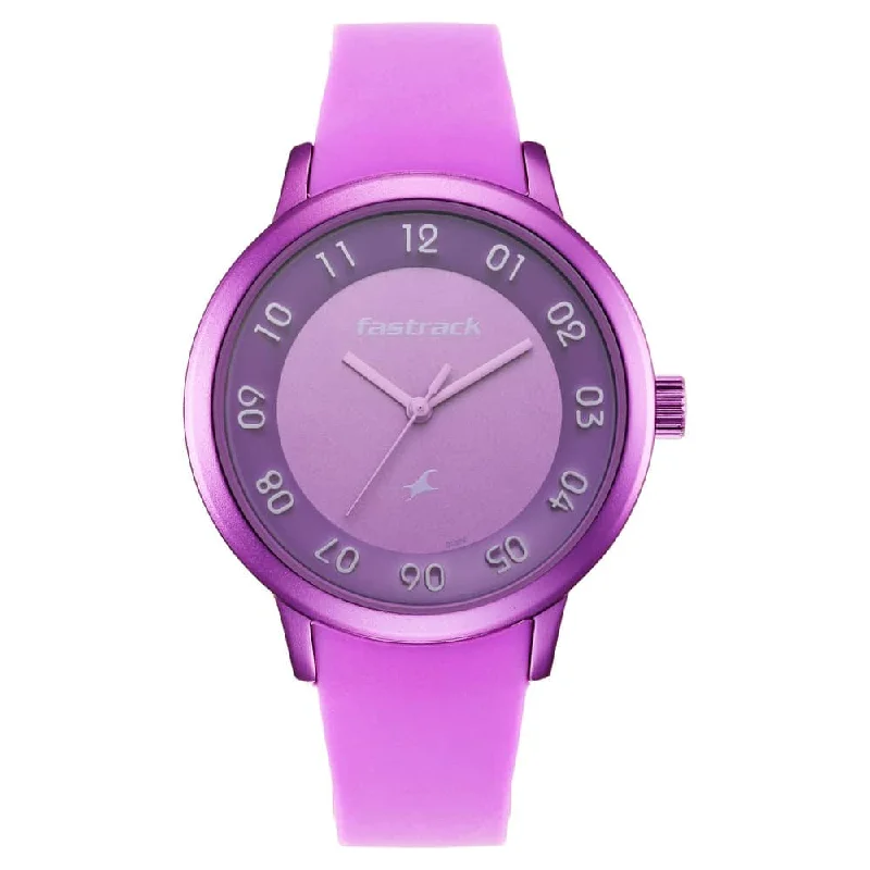 eco-friendly solar watches for active lifestyle-Pop Colours Purple