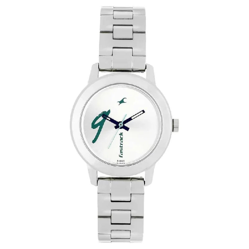 watches with black leather strap for classic look-Tropical Waters Silver