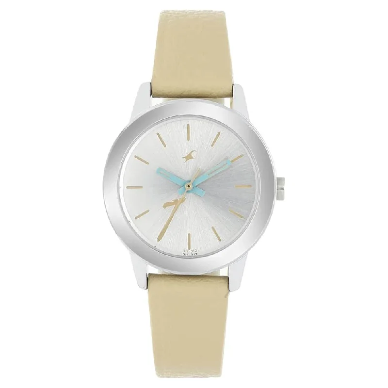 vintage-inspired watches with modern technology-Tropical Waters White Dial & Brown Strap