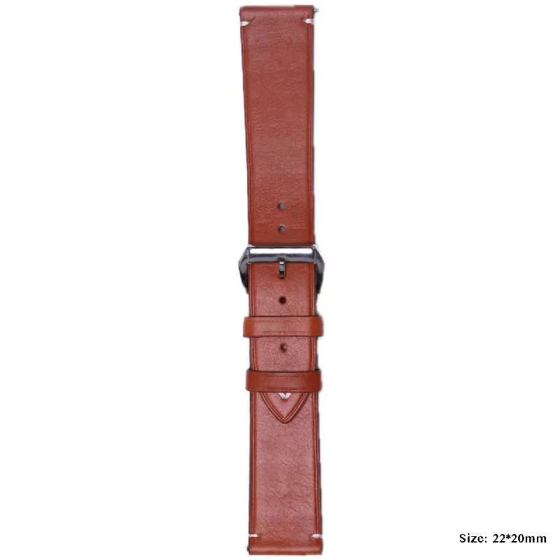 watches with built-in alarm function for daily reminders-Hightone genuine calfskin size 22*20 Havan Brown