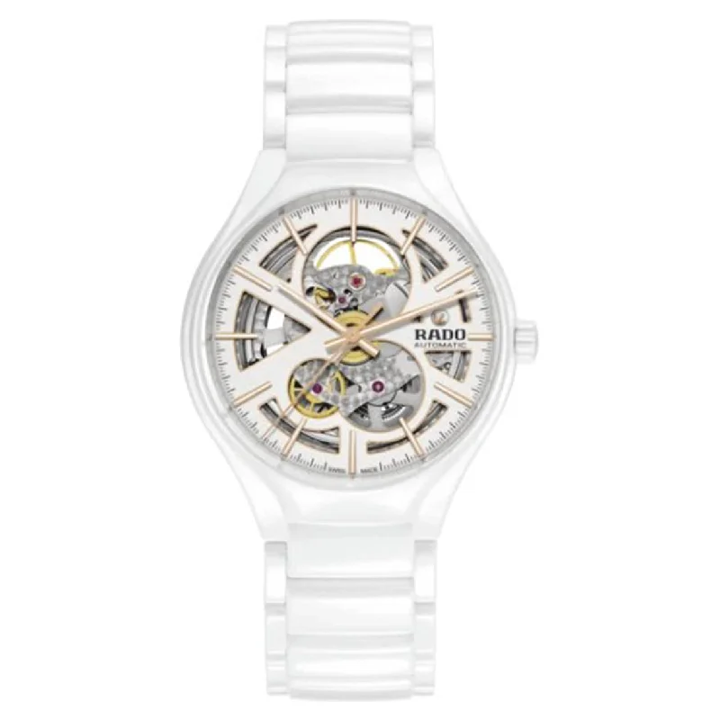 women’s watches with interchangeable straps for fashion flexibility-Rado True Skeleton Dial Unisex 40mm