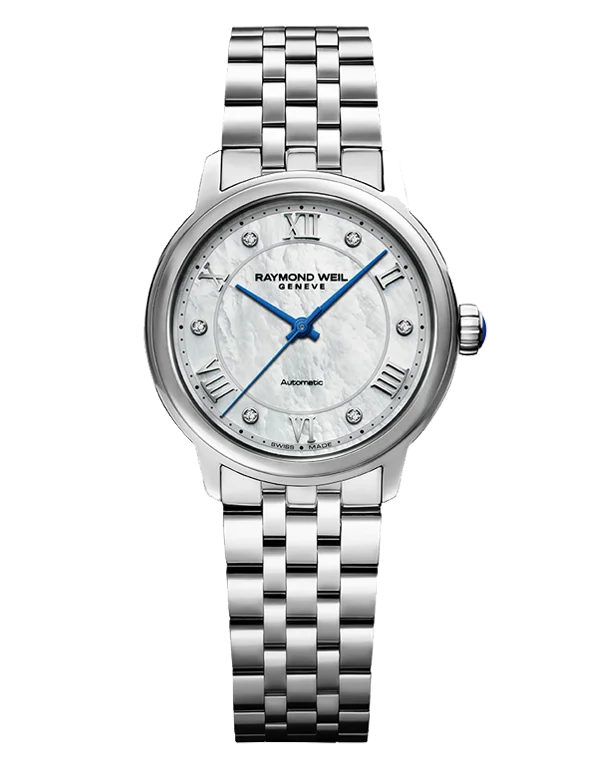 watches with sapphire glass for scratch resistance-Raymond Weil Maestro Ladies Automatic - 2131-ST-00966 - 782532