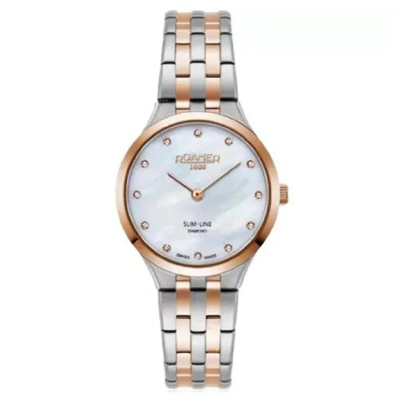 best men’s watches for casual wear-Slim-Line Mother Of Pearl Dial