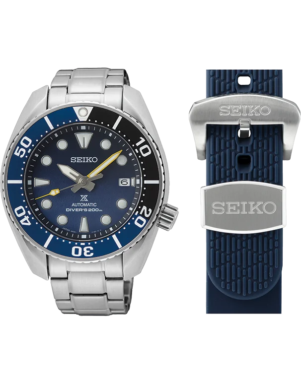 watches for women with elegant leather bands and small face-Seiko - Prospex Australasia Exclusive Limited Edition 'Noosa' Automatic Divers Watch 200m - SPB347J - 786054