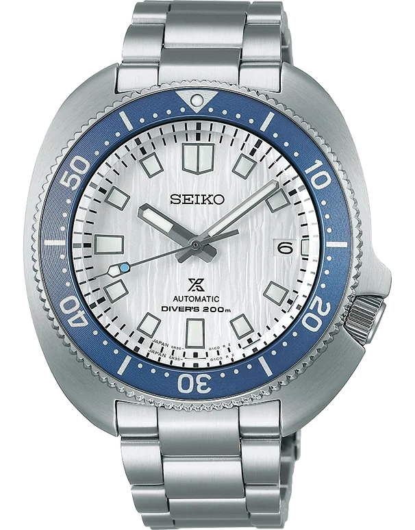 watches with rose gold accents for modern and elegant style-Seiko - Prospex Automatic Save The Ocean Divers Historical Watch - SPB301J - 785743