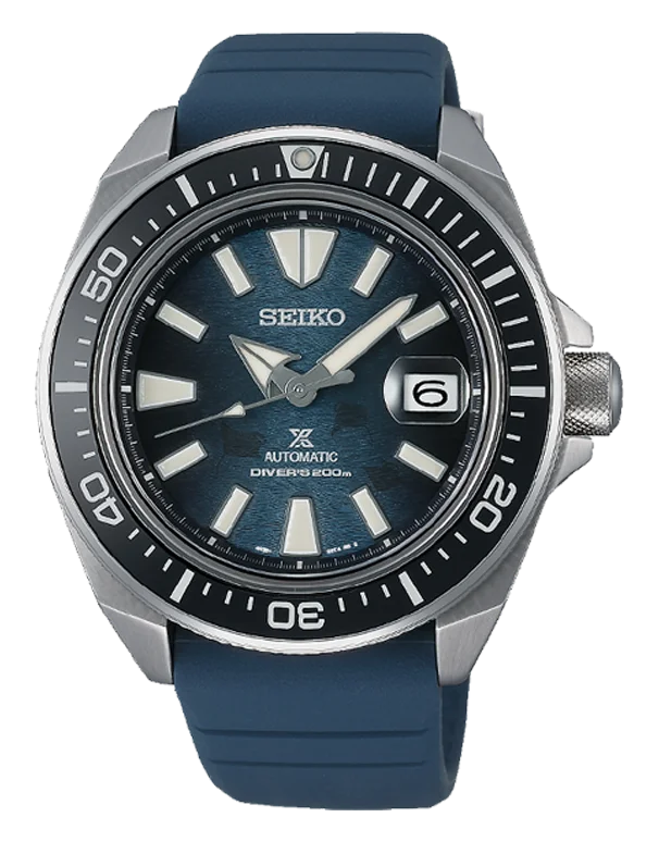 best men’s watches for casual wear-Seiko - Prospex Save the Ocean King Samurai Dark Manta Ray - SRPF79K - 782535