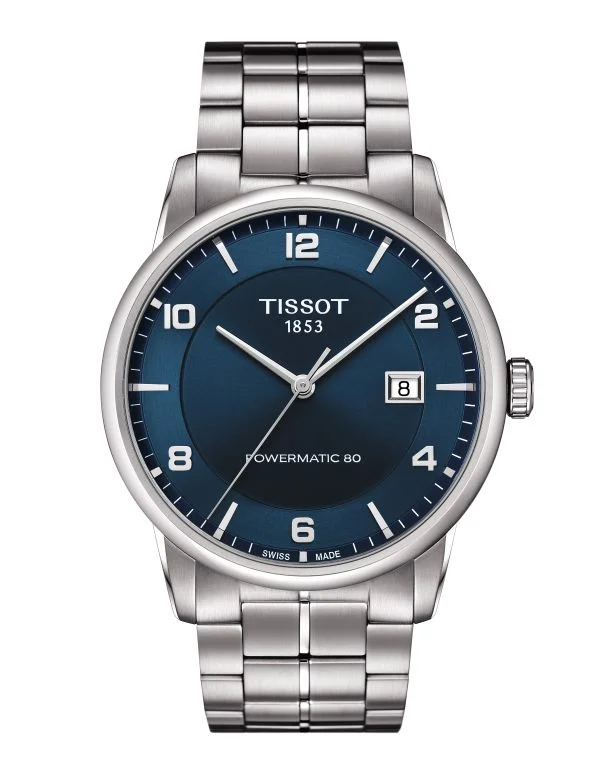 watches for men with thick metal case for ruggedness-Tissot Luxury Powermatic 80 Watch - T086.407.11.047.00 – 781984  