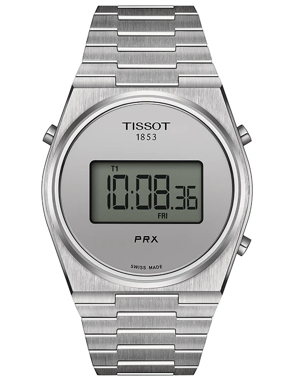 watches for men with oversized faces for bold style-Tissot PRX Digital 40mm Watch - T137.463.11.030.00 - 787899