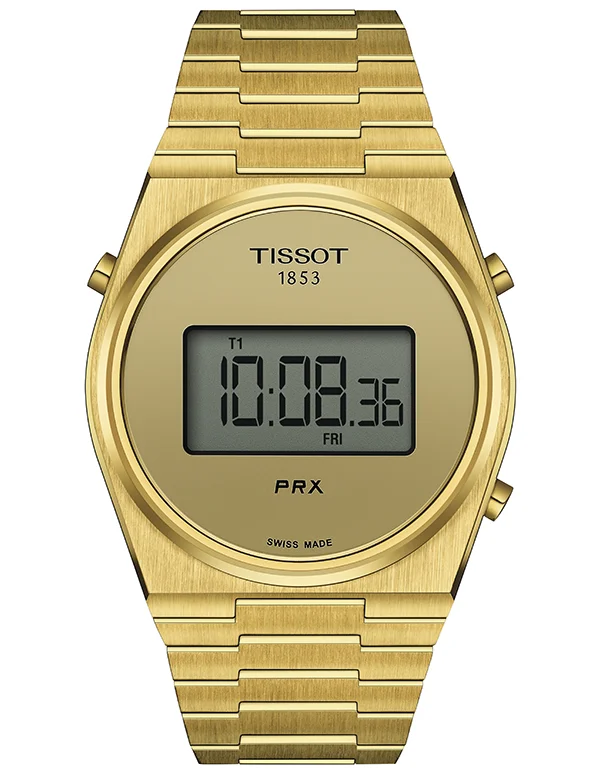 classic timepieces for men with Swiss movement-Tissot PRX Digital 40mm Watch - T137.463.33.020.00 - 787897