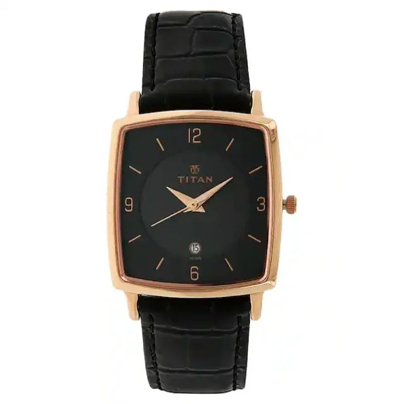 watches with black leather strap for classic look-Classique Black Leather