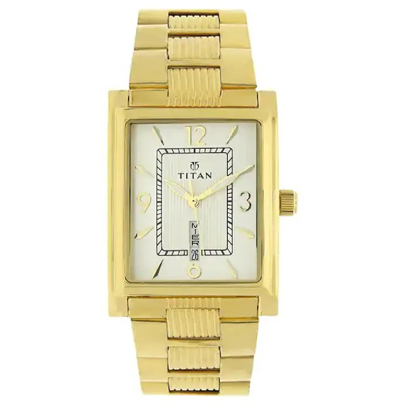 watches with ceramic case for scratch resistance-Karishma Champagne Dial & Stainless Steel Strap