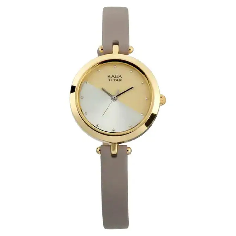 smartwatches for women with call and message notifications-Viva Champagne Dial