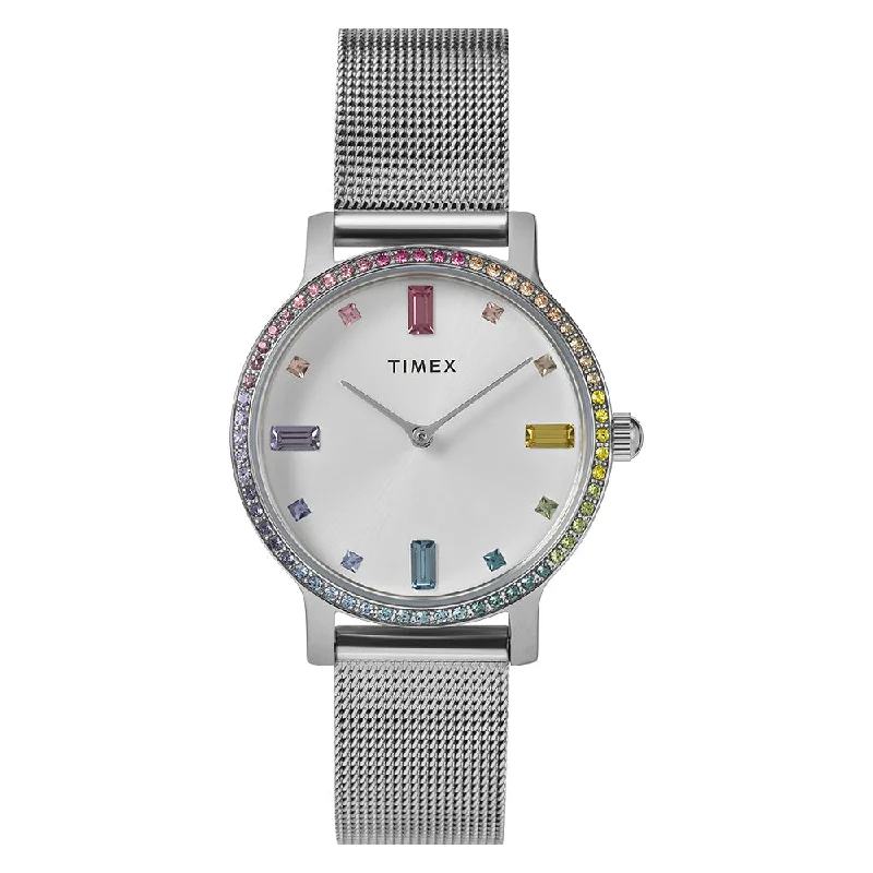 women’s watches with minimalist dial design-Transcend 2-Hand 31mm Stainless Steel Band